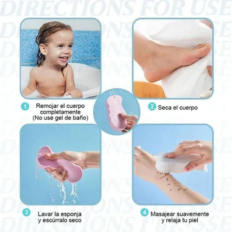 Esponja Exfoliante - PACK DE 3